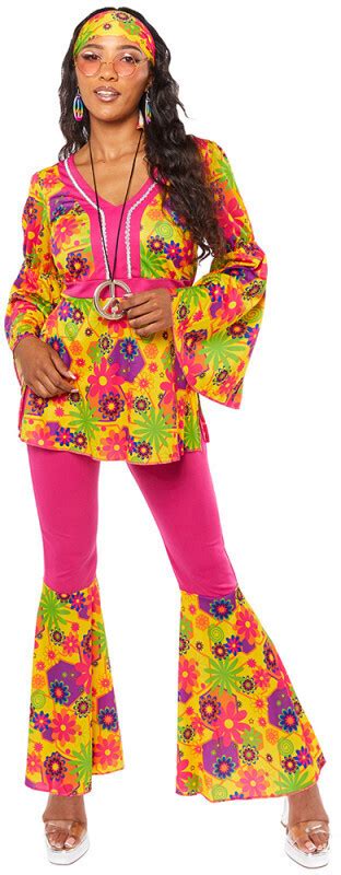 Amscan Er Jahre Hippie Babe Flora Damenkost M Bunt Ab Preisvergleich Bei Idealo De