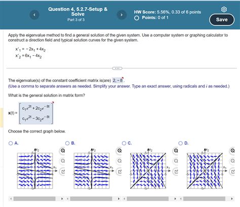 Solved Apply The Eigenvalue Method To Find A General Chegg