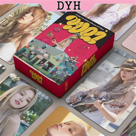 Dyh 55pcsbox Gi Dle Yuqi Photocards Yuq1 Album Kpop Lomo Card Collection Card Shopee Malaysia