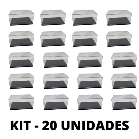 Caixa Acrilica Kit Unidades Ideal Para Miniaturas Hot Wheels Escala Desconto No