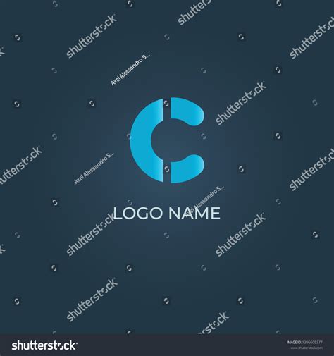 C Letter Alphabet Logo Design Vector Stock Vector Royalty Free