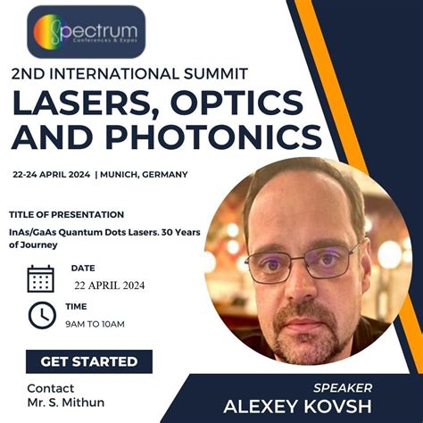 Lasers Optics Photonics Summit on LinkedIn: #integratedoptoelectronics ... 
