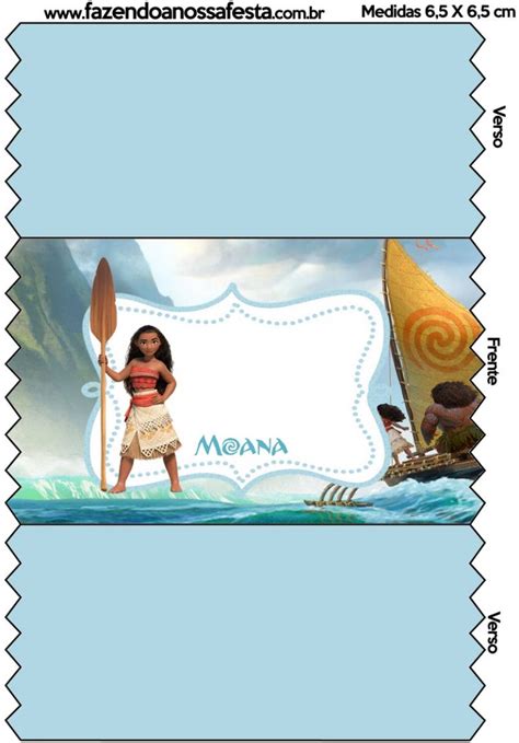 Bala Personalizada Kit Moana Fazendo A Nossa Festa