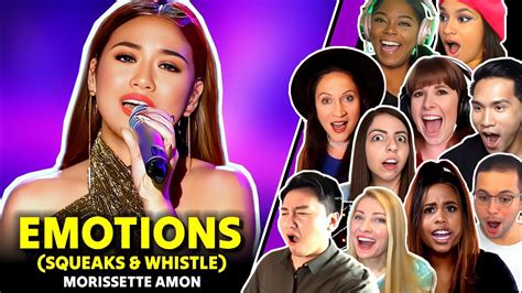 Emotions Squeaks By Morissette Amon Best Reaction Compilation