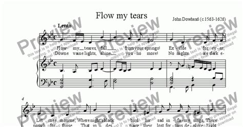 Flow My Tears Download Sheet Music Pdf File