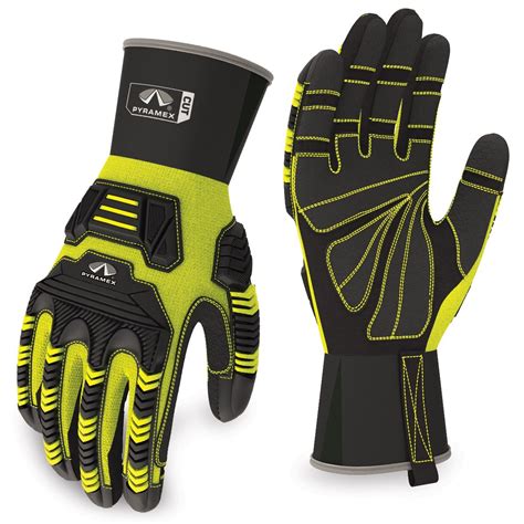 Pyramex Gl802cr Maximum Duty Ultra Impact Gloves Cut Resistant