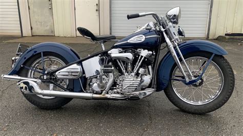 1940 Harley Davidson El Knucklehead For Sale At Auction Mecum Auctions