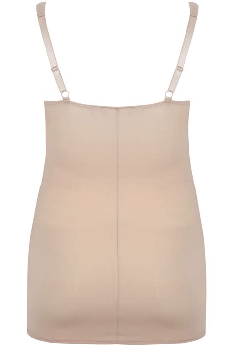 Plus Size Nude Control Underbra Slip Dress Yours Clothing