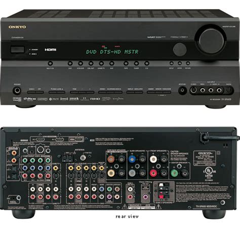 Onkyo TX SR605B Home Theater Receiver Black TX SR605B B H