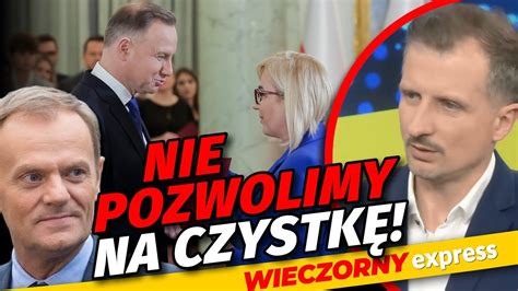 Na Czystk Tuskowi Nie Pozwolimy Wiceminister Doro A A Stanowczo Youtube