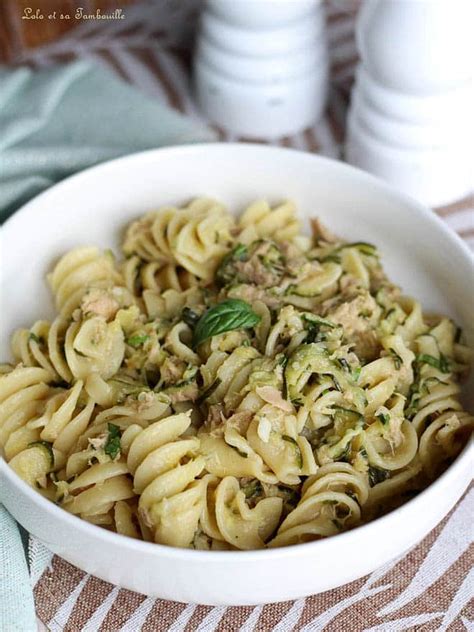 One Pot Pasta Au Thon Courgettes Lolo Et Sa Tambouille