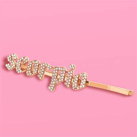 Xo Fetti Scorpio Hair Pin Birthday Party Rhinestone Clip Zodiac