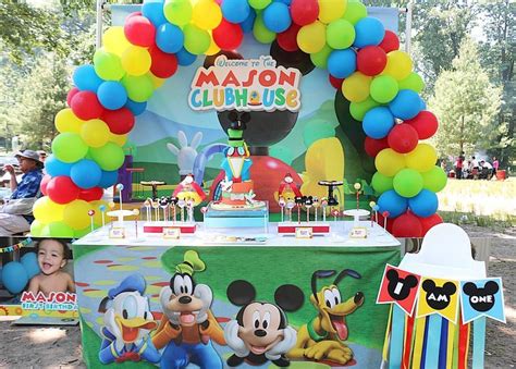 Mickey Mouse Clubhouse Party Ideas 1st Birthday