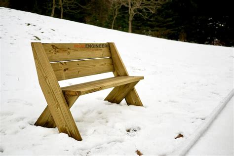 Diy Outdoor Bench In 30 Mins W Only 3 Tools Plans By Rogue Engineer