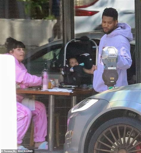 Usher Is A Devoted Dad To Baby Daughter Sovereign On Outing In La With