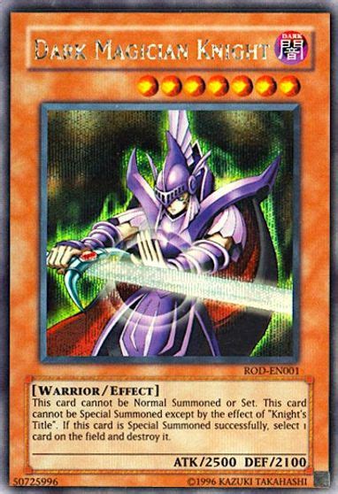 Yu Gi Oh 15AX SECRET PARALLEL RARE MINT Dark Magician Knight Title Card