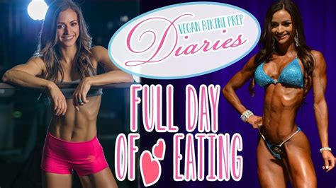 VEGAN BIKINI PREP DIARIES FULL DAY OF EATING EP 1 YouTube