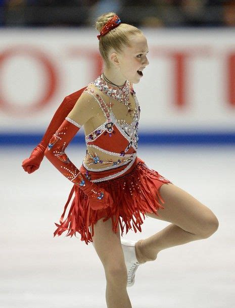 Elena Radionova Of Russia Performs During The Womens Free Skating Event In The Nhk Trophy The