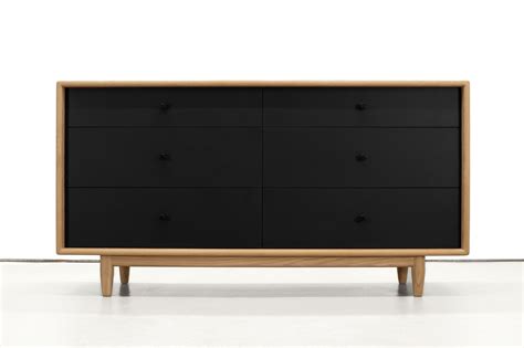 Contemporary White Oak Dresser Custom Fine Hardwood Furniture