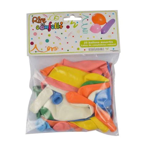 Lot De Ballons Gonflables Latex Multicolore