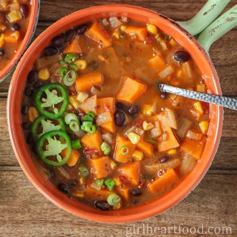 Black Bean Sweet Potato Soup Girl Heart Food®