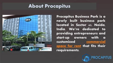 Ppt Why Procapitus Business Park For Commercial Space For Rent