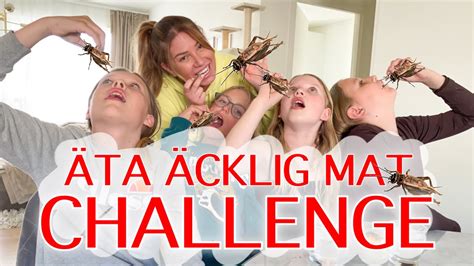 ÄTA INSEKTER OCH ANNAT ÄCKLIGT CHALLENGE YouTube