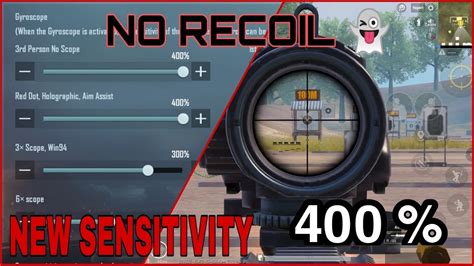 New Sensitivity Setting Gyroscope No Recoil Sniper Gameplay