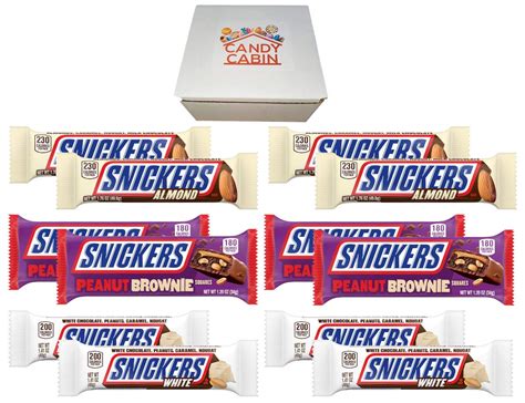 Snickers Singles Size Chocolate Candy Bars Assorted