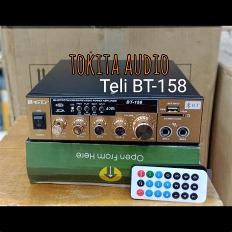 Jual AMPLI TELI BT 158 AMPLIFIER MINI TELI BT158 BLUETOOTH USB RADIO