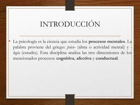 Mapa Conceptual Origen Y Evolucion De La Psicologia