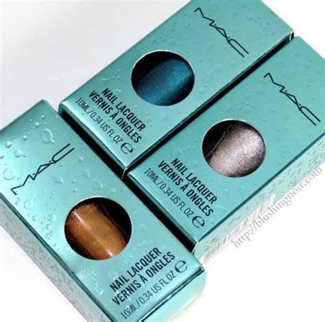 MAC Alluring Aquatic Nail Lacquer Swatches