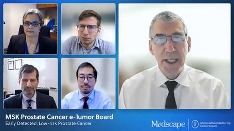 Msk E Tumor Board Early Detected Low Risk Prostate Cancer Memorial