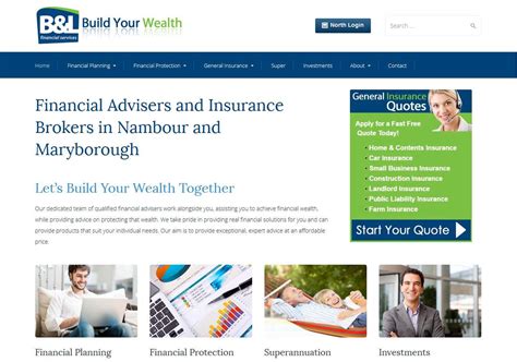 website design bl financial services advantech software