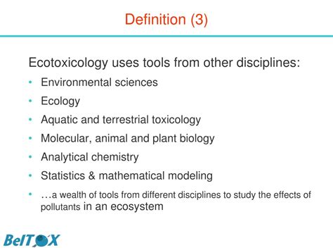 PPT Introduction To Ecotoxicology PowerPoint Presentation Free