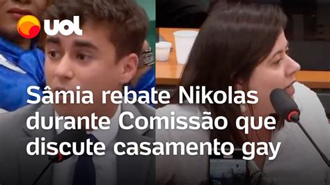 Sâmia rebate Nikolas em Comissão e cita prefeito do PL que casou