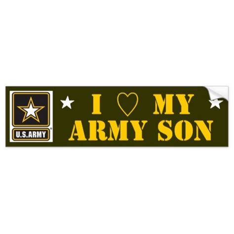 Army Son Bumper Sticker Army Dads Army Mom Bumper Stickers