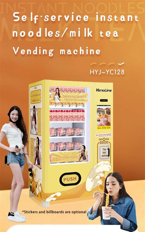 Customizable Milk Instant Noodle Vendlife Vending Machine Gift Book