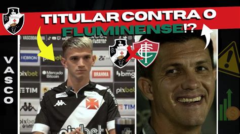 MUDANÇA DE ESQUEMA TÁTICO LUCA ORELLANO NO VASCO CONTRA O FLUMINENSE