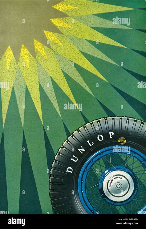 Dunlop Tyre Advert Stock Photo Alamy