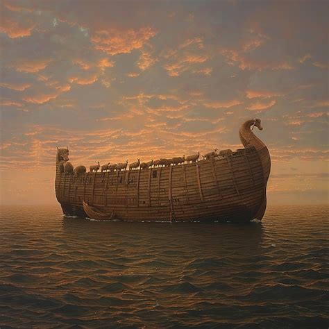 Noahsarkflood Premium Ai Generated Image