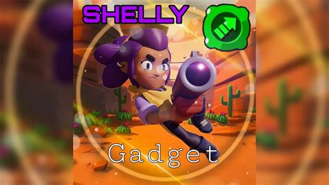 Probando Gadget De Shelly Brawl Stars Youtube