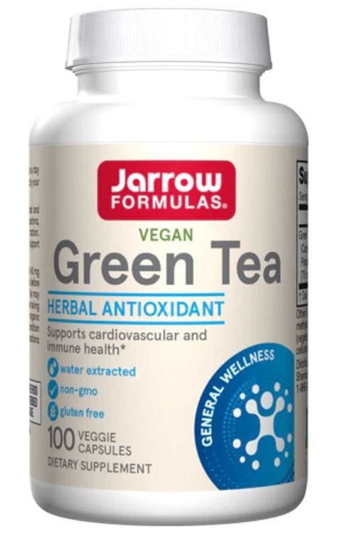 Jarrow Formulas Green Tea zielona herbata 500mg 100 kapsułek Skład