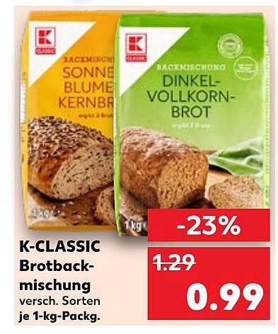 K Classic Brotbackmischung Angebot Bei Kaufland Prospekte De