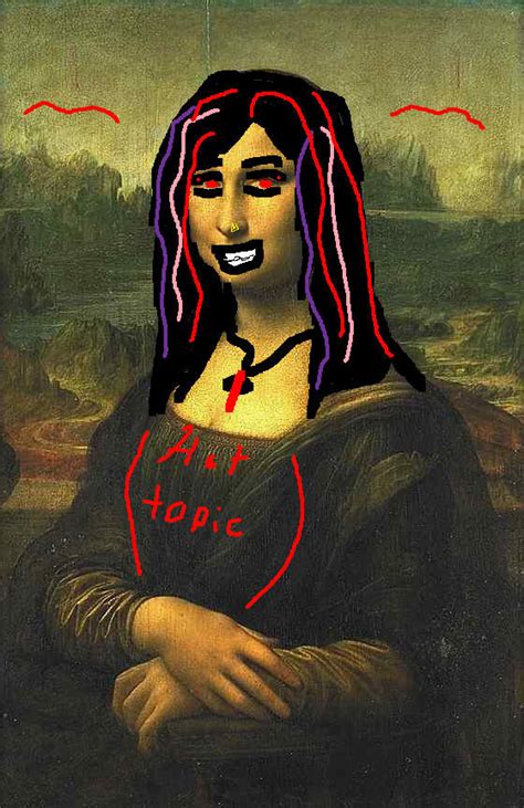 Emo Mona Lisa By Gilbertgillian On Deviantart