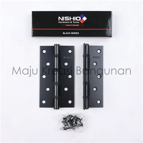 Jual Engsel Tebal Hitam Ukuran Inch Nishio Besi Pintu Jendela Inch