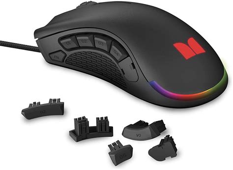 Monster Alpha Customizable Gaming Mouse With Led Lights