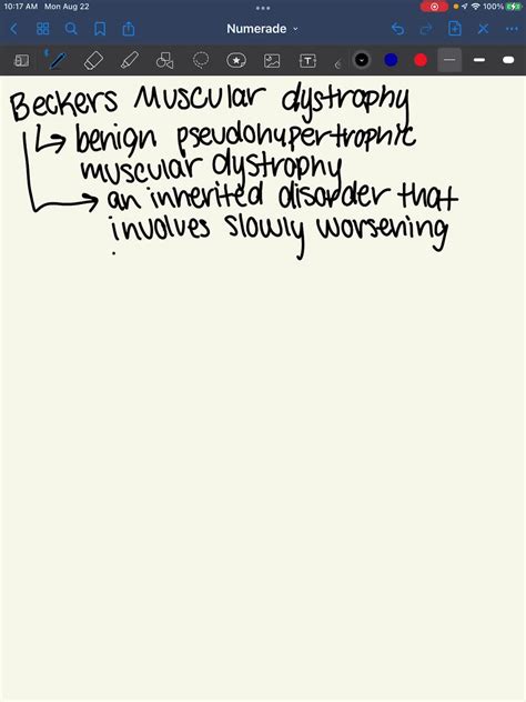 SOLVED: Beckers muscular dystrophy?