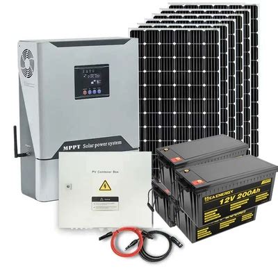 48V 10KWH Stacked Home Energy Storage System With Off Grid Inverter