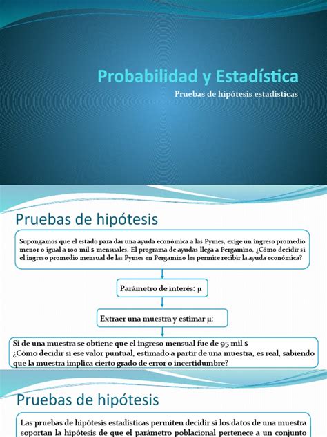 Unidad7 Pruebas De Hipotesis Estadisticas Pdf Prueba De Hipótesis Estadísticas Errores